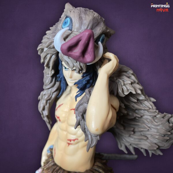Inosuke Hashibira Anime Action Figure Demon Slayer PVC Action figure [31 cm] || DEMON SLAYER - Image 4