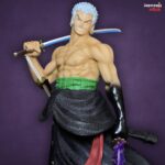 One Piece Stand Posture Roronoa Zoro Four Heads Highly Detailed Standing || [50cm]  Premium Action Figure || ONE PIECE - Image 6