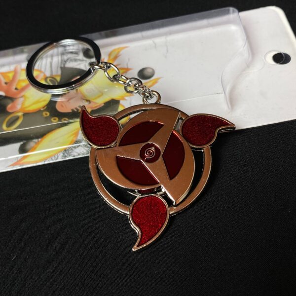 Obito Rotating Spiner Metal Keychain Keyring || NARUTO - Image 1
