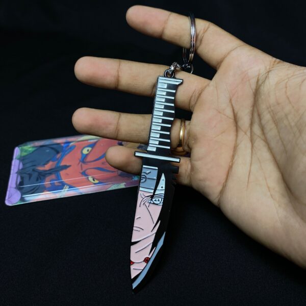 Itachi Uchiha Knife Metal Sword [13 cm] Keychain Keyring || NARUTO - Image 1