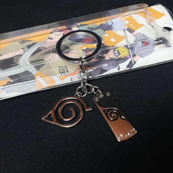 Naruto Leaf Village Logo Keychain Keyring || NARUTO - Image 1