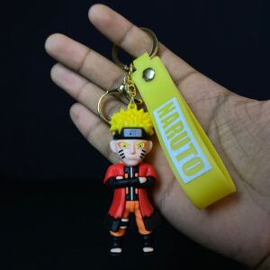 Naruto Anime Action Figures 3D Rubber Keychain keyring || NARUTO