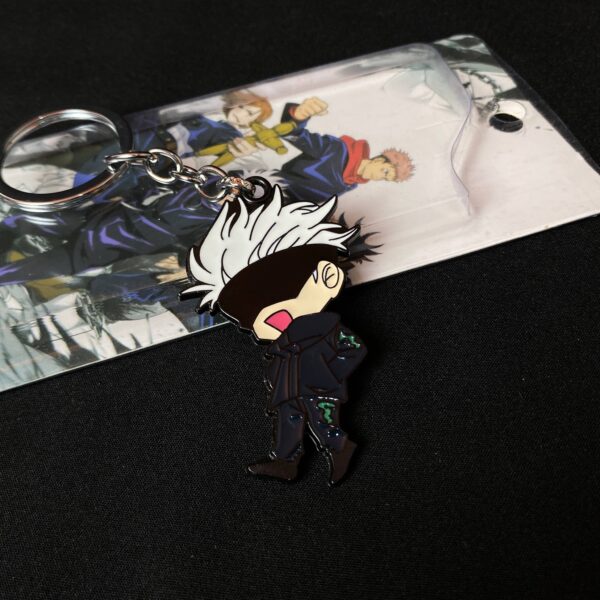 JJK Satoru Gojo Metal Keychain Keyring || JUJUTSU KAISEN - Image 1