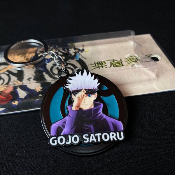Gojo Satoru JJK Limited Edition Rotating Spiner Metal Keychain Keyring || JUJUTSU KAISEN - Image 1