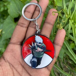 Naruto Kakashi Hatake Limited Edition Rotating Spiner Metal Keychain Keyring || NARUTO