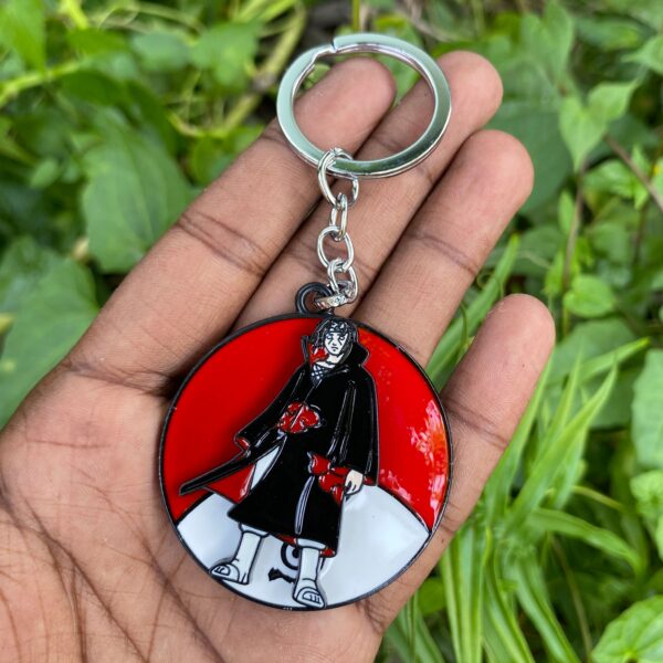 Naruto Itachi Uchiha Limited Edition Rotating Spiner Metal Keychain Keyring || NARUTO - Image 1