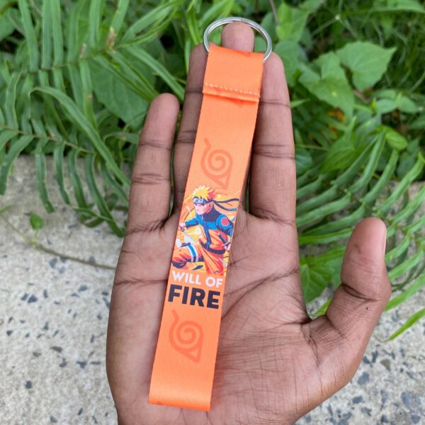Naruto Uzumaki Handmade Cloth Premium Strap Keychain Keyring || NARUTO - Image 2