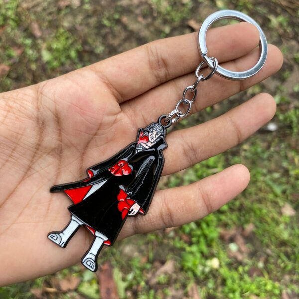 Naruto Itachi Uchiha Figure Metal Keychain Keyring || NARUTO - Image 1