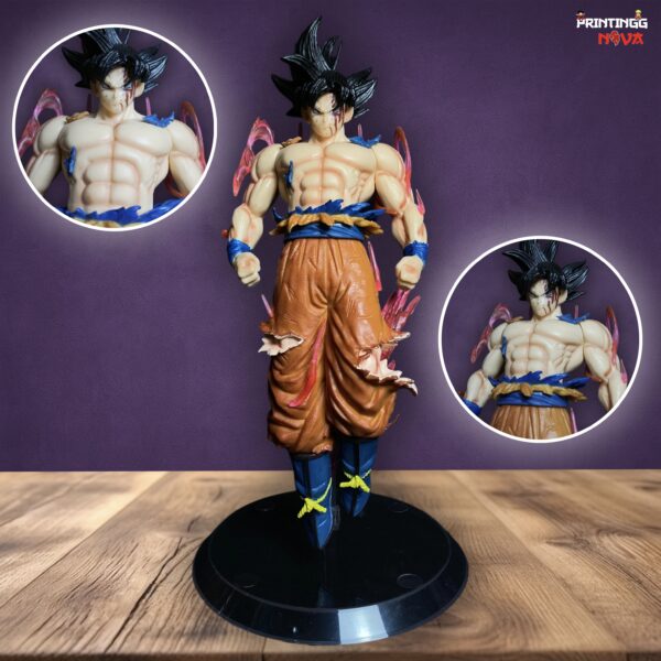 Dragon Ball Z Goku Action Figure Ultra Instinct With Black PVC Action figure [22cm] || DRAGON BALL Z - Image 1