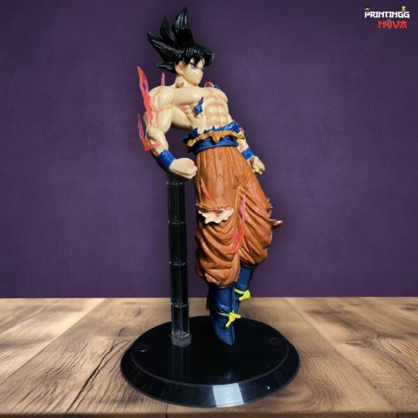 Dragon Ball Z Goku Action Figure Ultra Instinct With Black PVC Action figure [22cm] || DRAGON BALL Z - Image 7