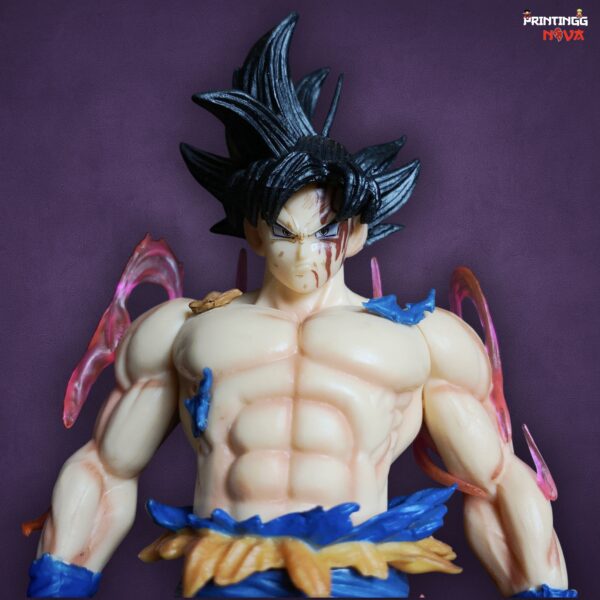 Dragon Ball Z Goku Action Figure Ultra Instinct With Black PVC Action figure [22cm] || DRAGON BALL Z - Image 4