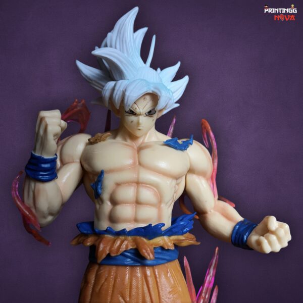 Dragon Ball Z Goku Action Figure Ultra Instinct With White PVC Action figure [22cm] || DRAGON BALL Z - Image 2