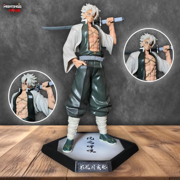 Sanemi Shinazugawa Anime Action Figure Demon Slayer PVC Action figure [31 cm] || DEMON SLAYER - Image 1