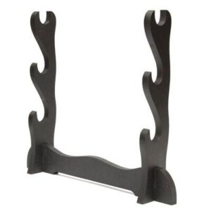 Table Top Display Holder Wooden Frame Rack Flute Hanger 3 Tiers Katana Sword Stand || KATANA STAND