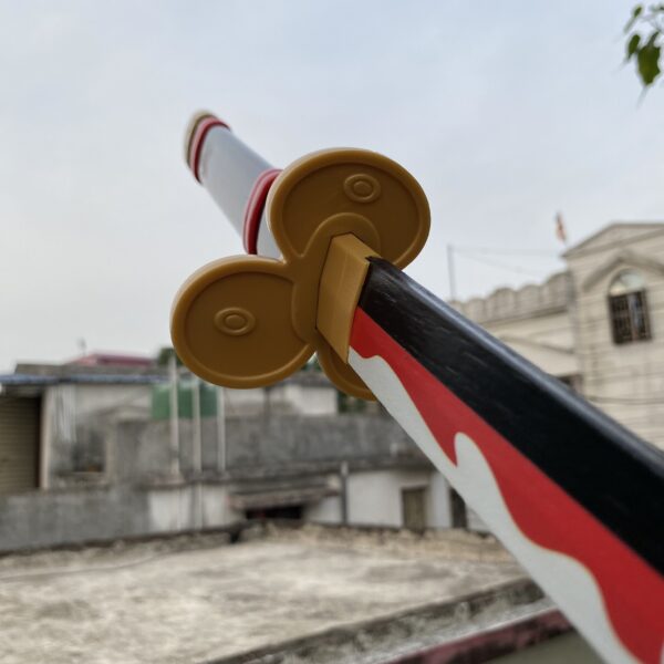One Piece Rorono Zoro Black Enma Cosplay Replica Premium Life Size Wooden Katana [104 CM] || ONE PIECE - Image 4
