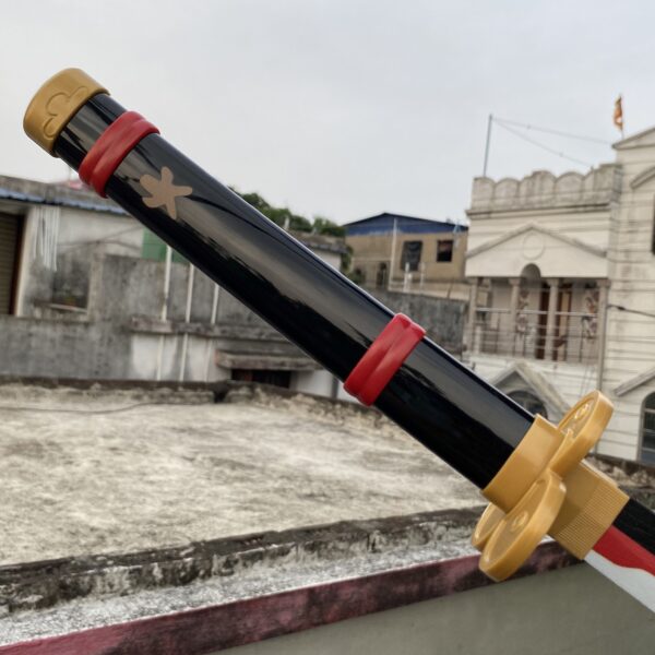 One Piece Rorono Zoro Black Enma Cosplay Replica Premium Life Size Wooden Katana [104 CM] || ONE PIECE - Image 5