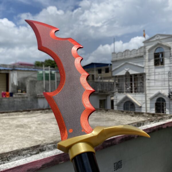Sung Jinwoo Knight Killer X Solo Leveling Cosplay Replica Premium Life Size Wooden Dagger [61 CM] || SOLO LEVELING - Image 4
