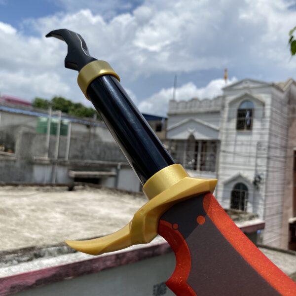 Sung Jinwoo Knight Killer X Solo Leveling Cosplay Replica Premium Life Size Wooden Dagger [61 CM] || SOLO LEVELING - Image 5